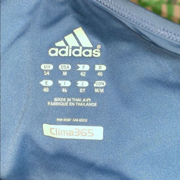 Adidas Clima365 athletic top tank workout blue size medium - Picture 2 of 7